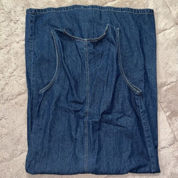 Lindsey Michelle american flag jumper denim maxi dress womens size medium - Picture 6 of 7